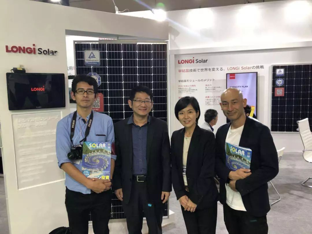 solar journal记者团队采访隆基乐叶董事长助理,市场总监王英歌