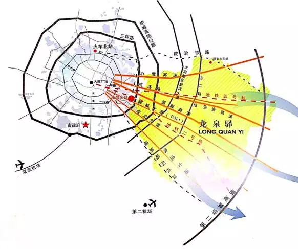 成都东进地图图片