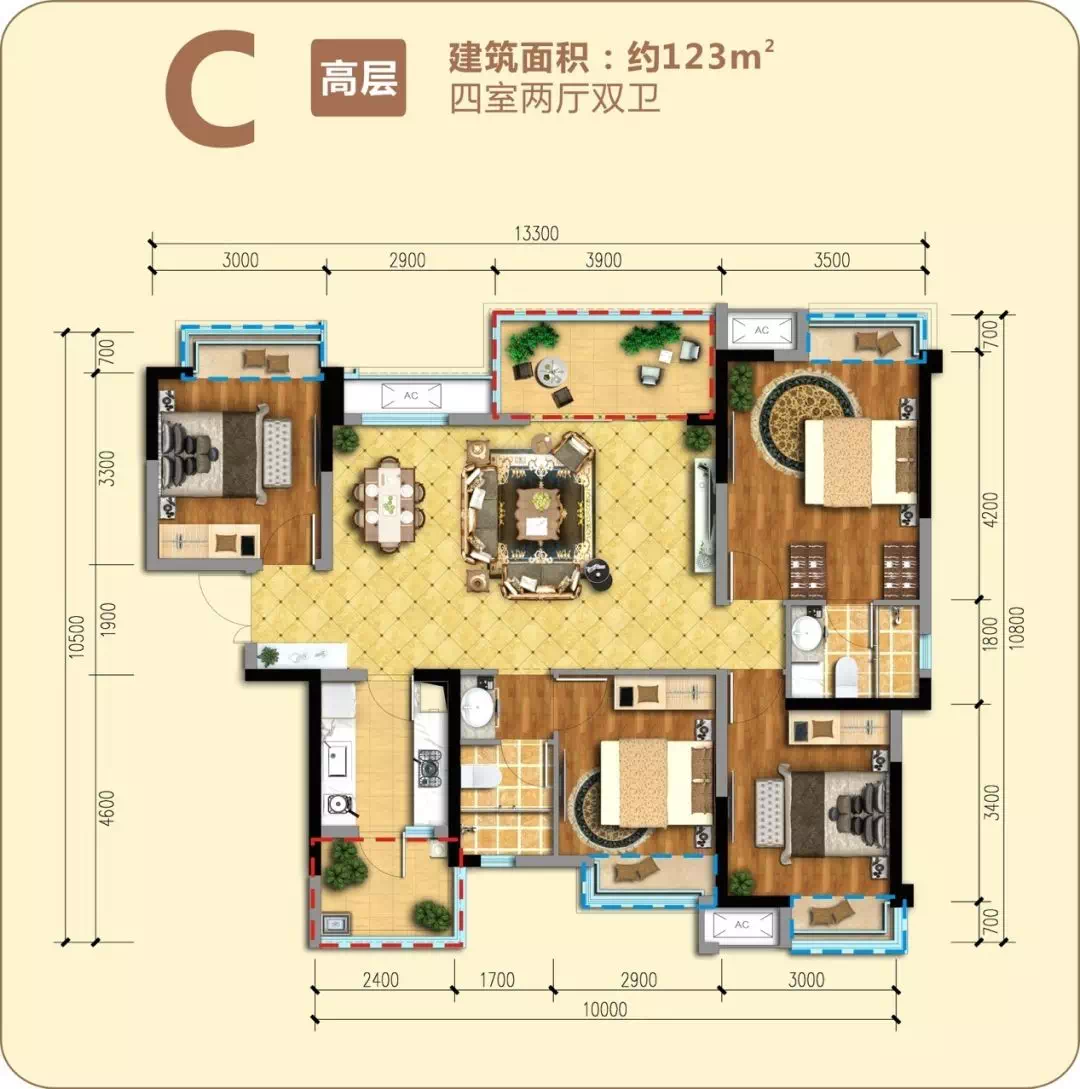 德阳绿地新里城户型图图片