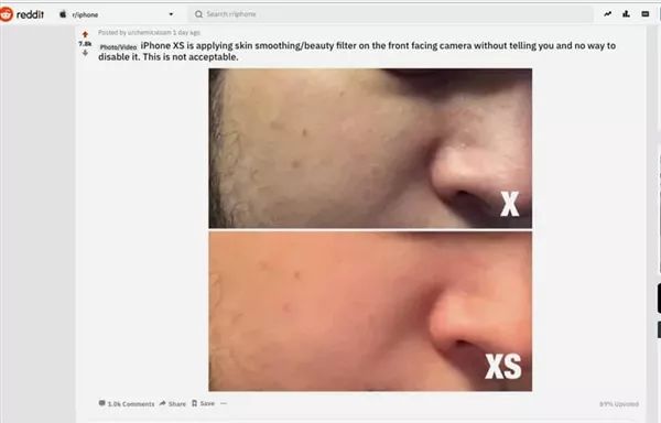 老外纷纷吐槽iPhone XS美颜自拍太假：国产手机笑而不语