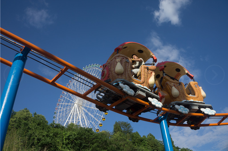 如願來到遊樂園,經典項目:摩天輪,過山車,雙層豪華轉馬,狂呼,大擺錘