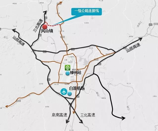 凤山高速公路新规划图图片