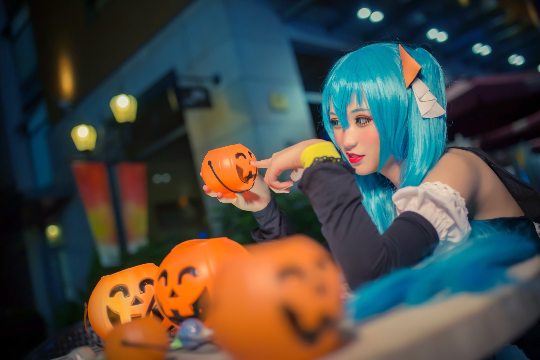 cosplay正片 初音 萬聖節 明石訫子