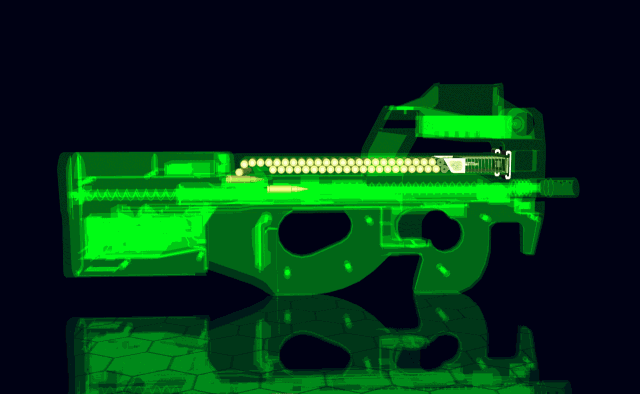 p90冲锋枪供弹原理动图图片
