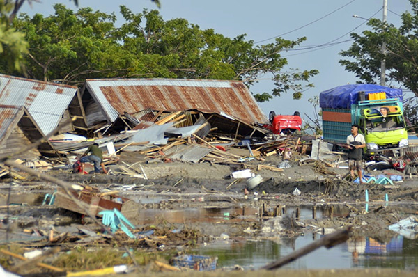 印尼抗灾署:中苏拉威西省地震海啸已致48人遇难
