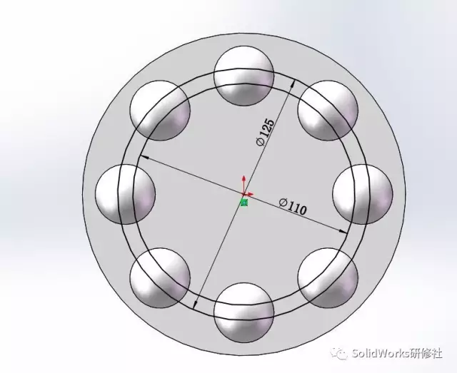 solidworks画轴承图片