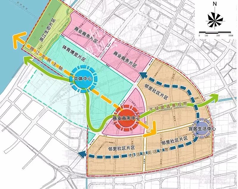 cbd的有机组成部分,将打造 承载国际会展与赛事的城市中心和富有开放