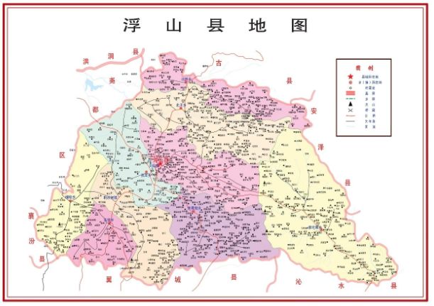 临汾尧都区地图乡镇图片