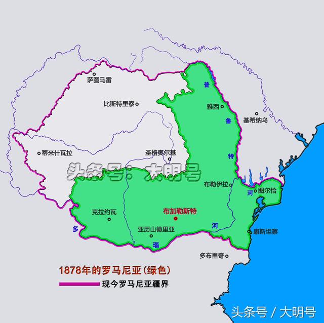 罗马尼亚地图 一战图片