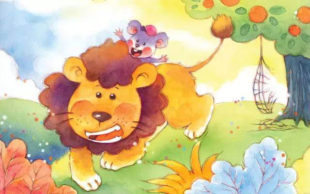 连载绘本故事丨狮子和老鼠_大王