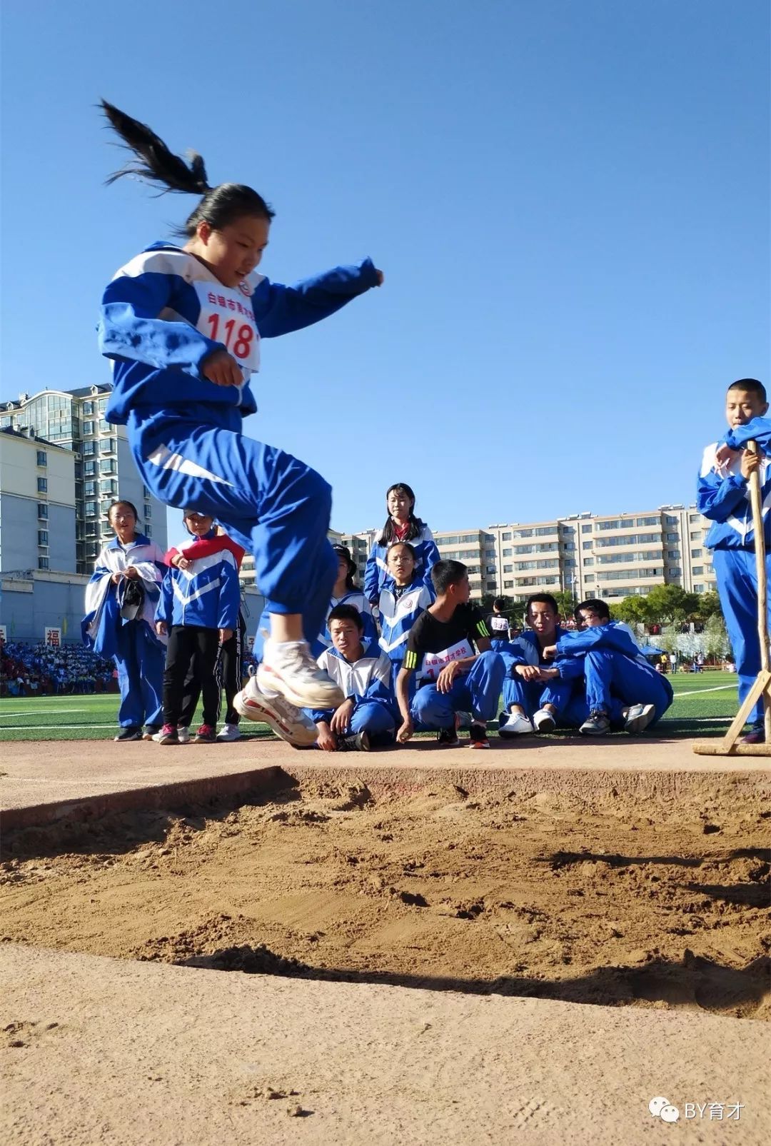 白银市育才学校第九届校园运动会报道