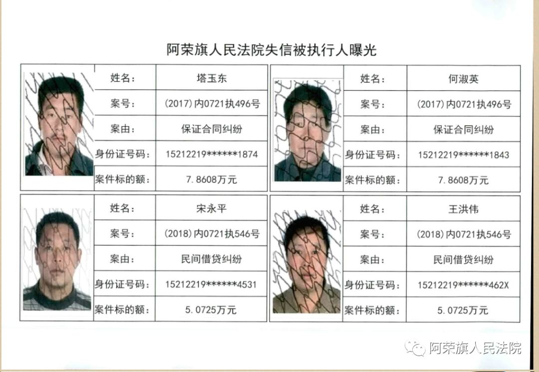 曝光台呼伦贝尔这些人上了失信被执行人名单后果真的很严重