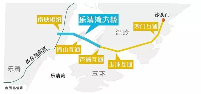 乐清湾大桥及连接线昨通车沿路设5处收费站