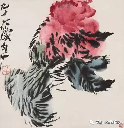 妙在似與不似間齊白石紅花墨葉的大俗大雅境界