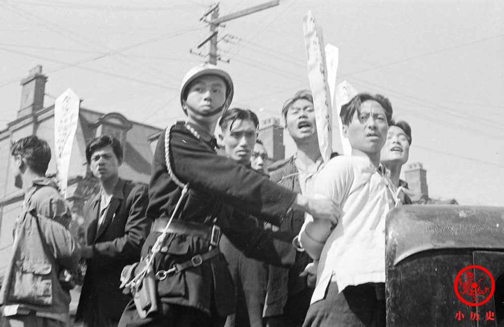 1949年国民党大开杀戒老照片,有人临刑前仰天大笑