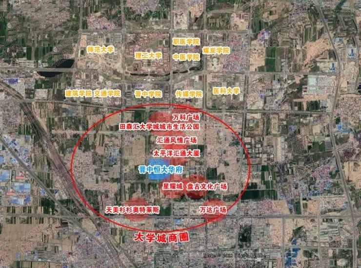 榆次大学城布局图片