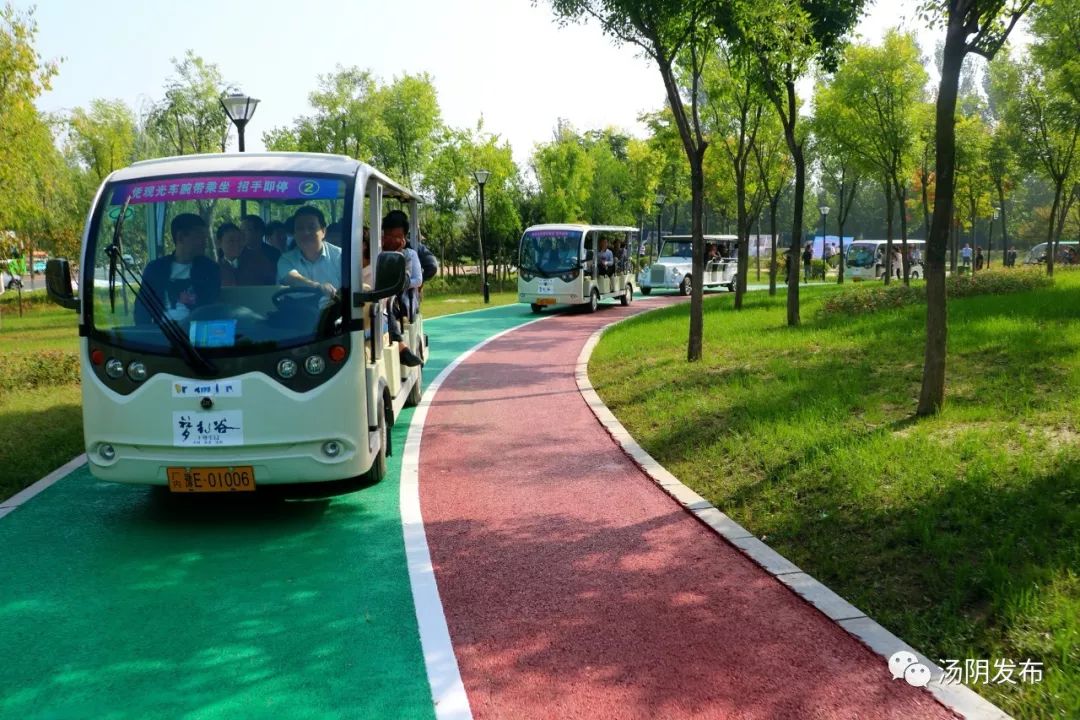 湯河國家溼地公園觀光車試運營,還有遊艇!