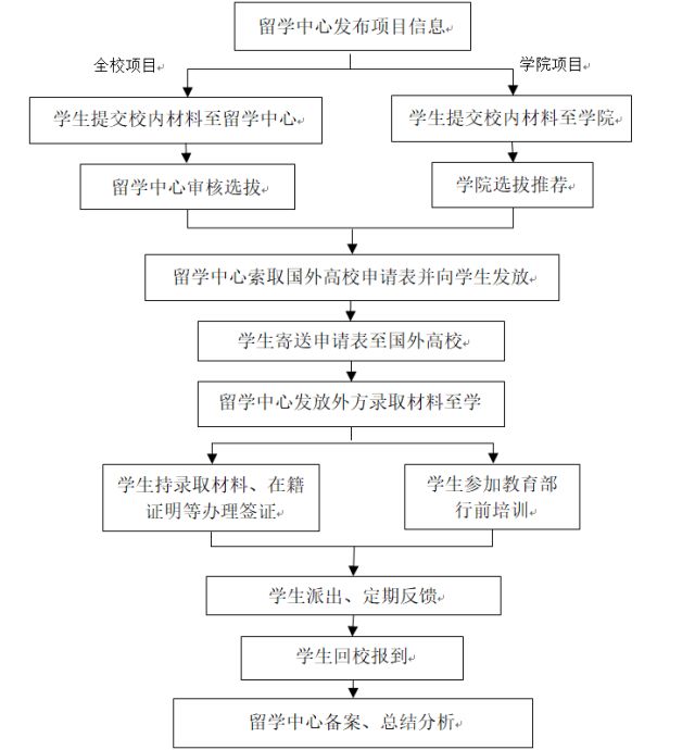 青岛大学学生公派出国留学办理流程