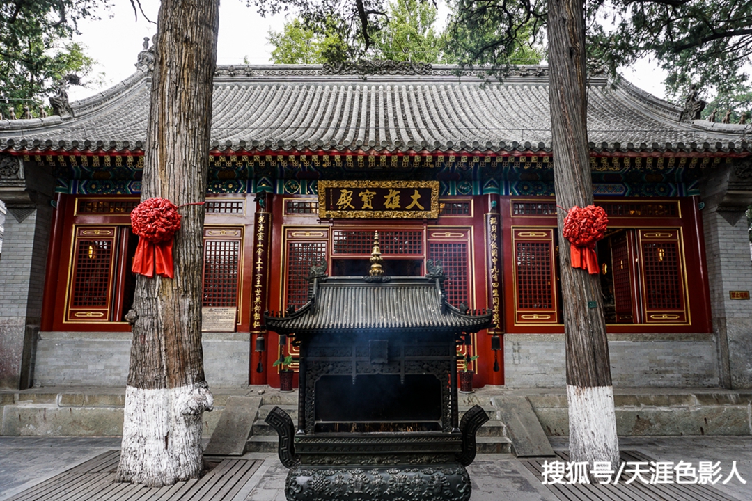 圖說北京八大處大悲寺佛像精美古樹參天