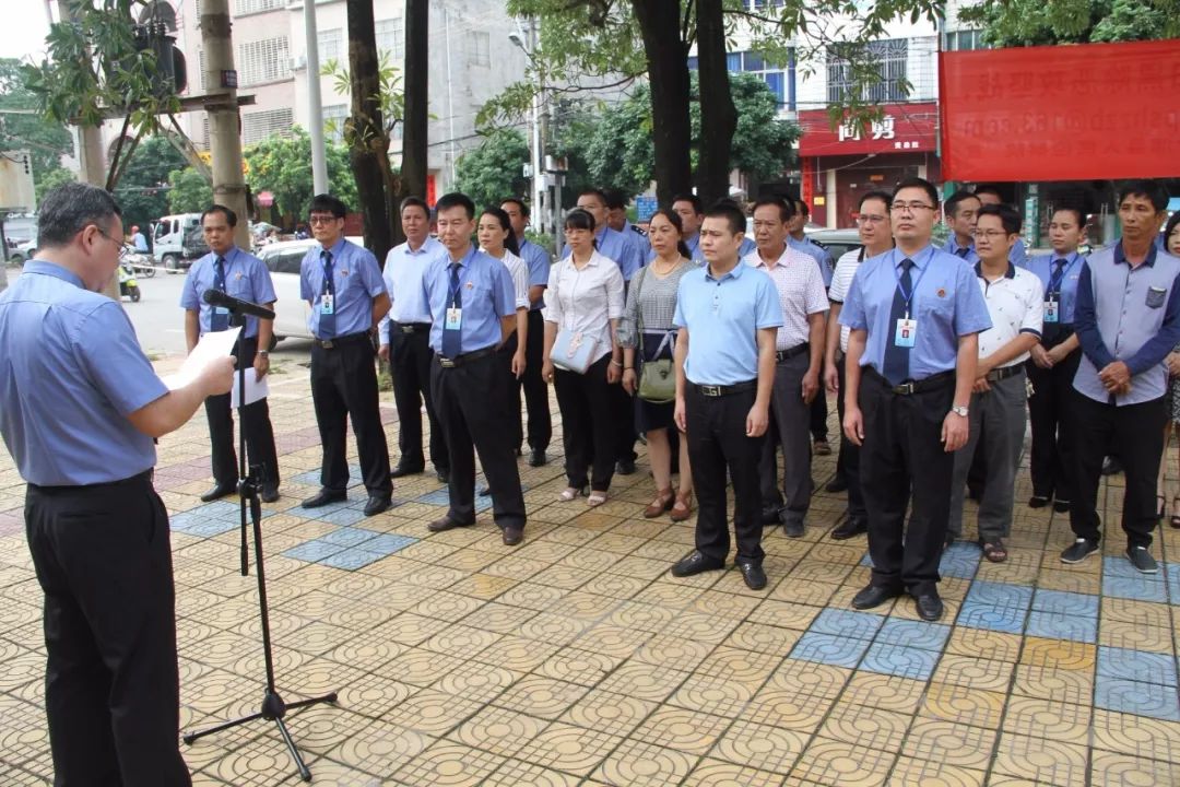 合浦县人民检察院举行12309检察服务中心揭牌仪式