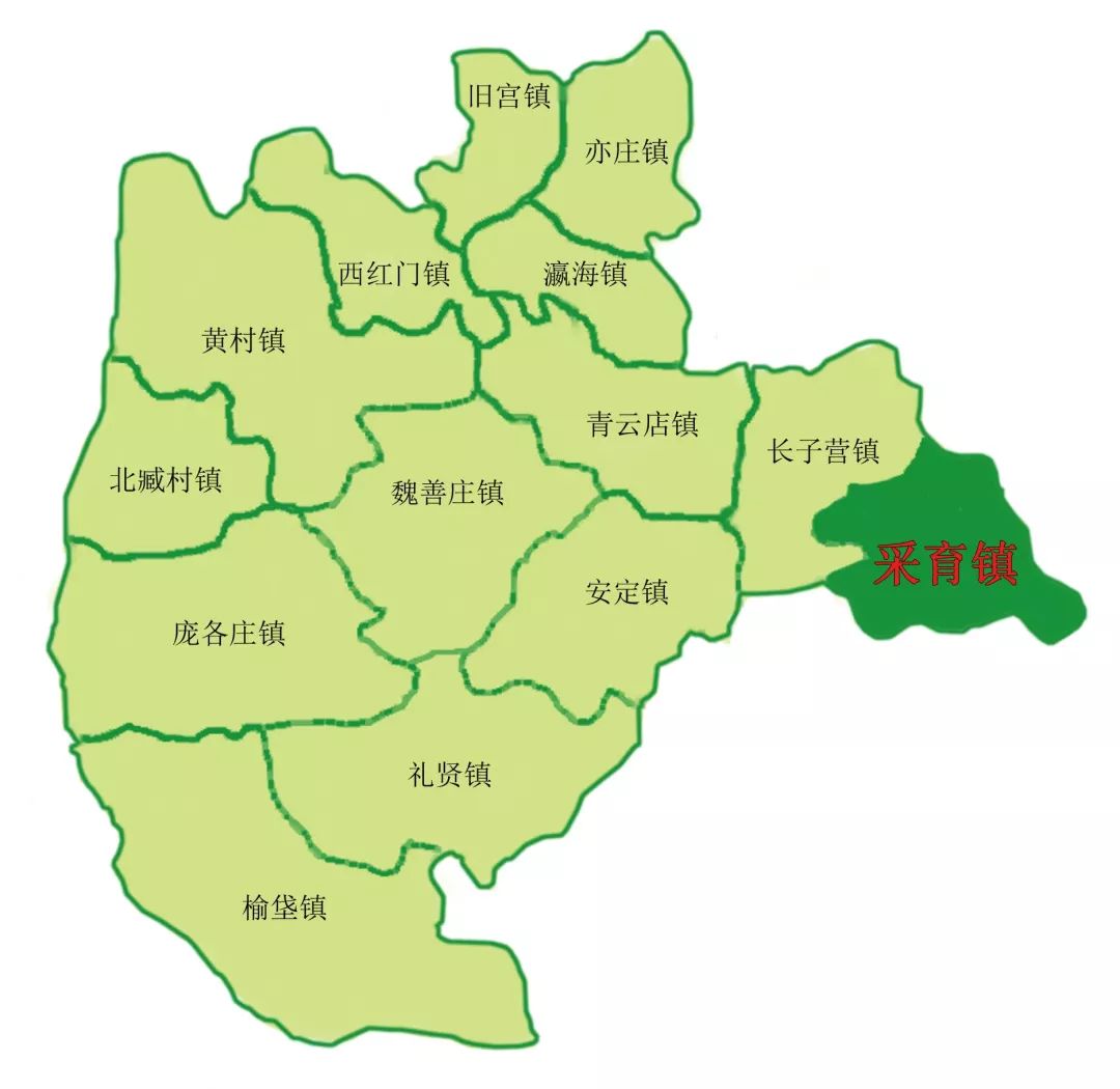 北京大兴区采育镇地图图片