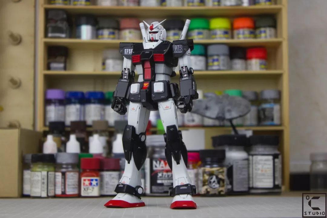 佳作精美桌拍rx78原型机