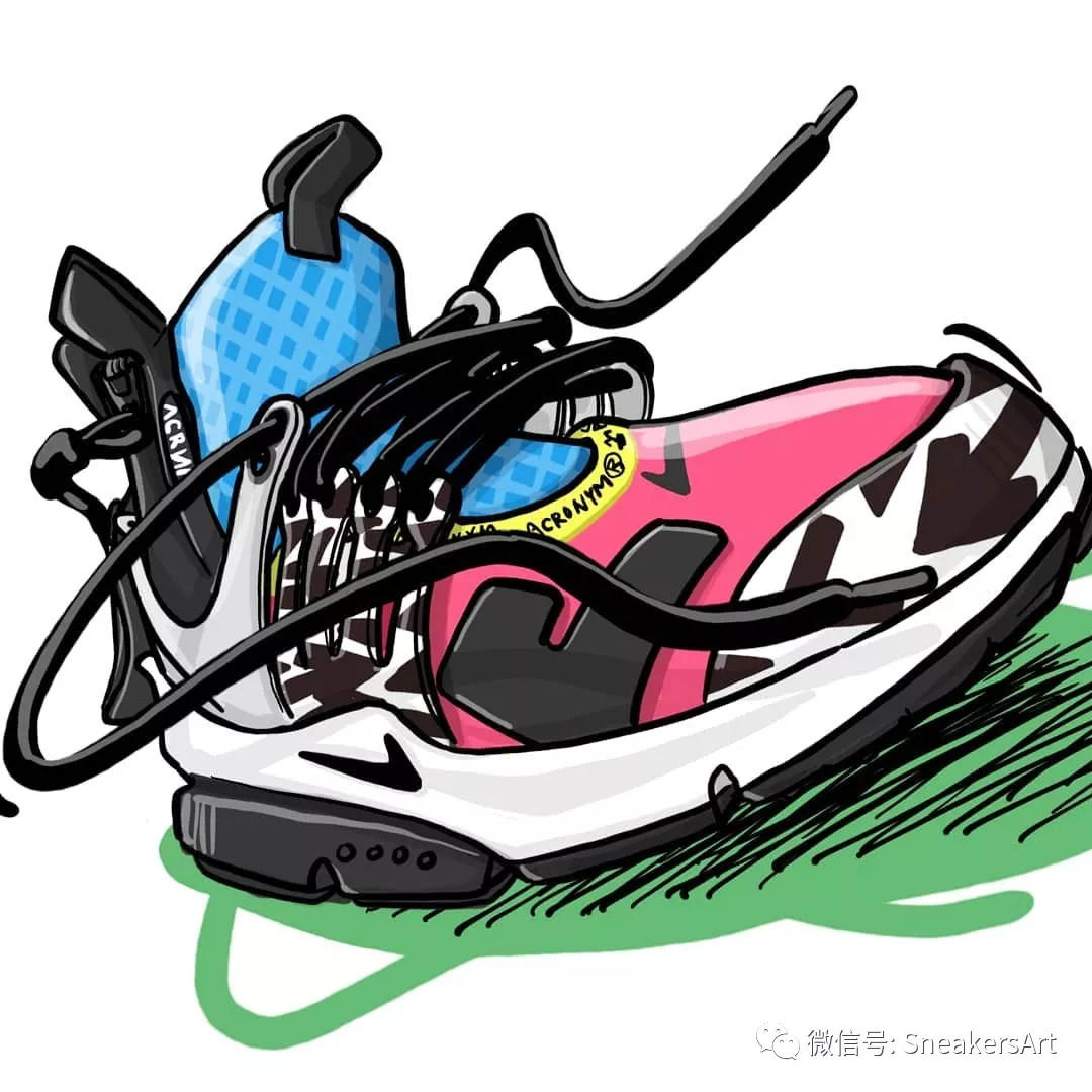 鞋設丨sneakerart球鞋手繪設計及球鞋插畫欣賞