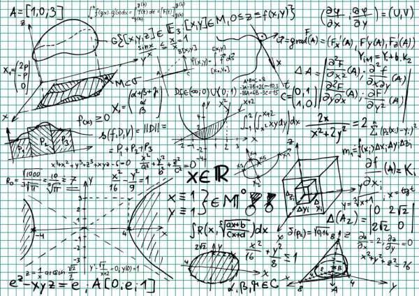 数学草稿壁纸图片