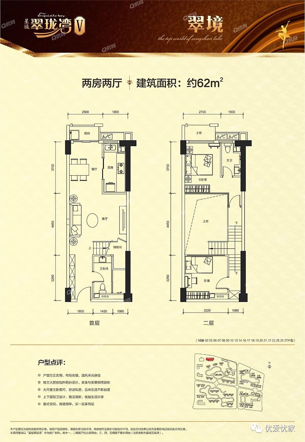 东莞松山湖星城翠珑湾6273㎡带燃气不限购公寓119170㎡精装洋房