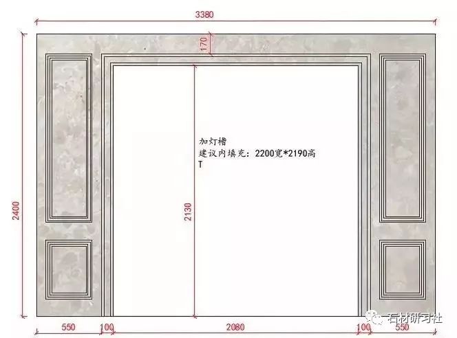 石材罗马柱护墙板效果图赏析