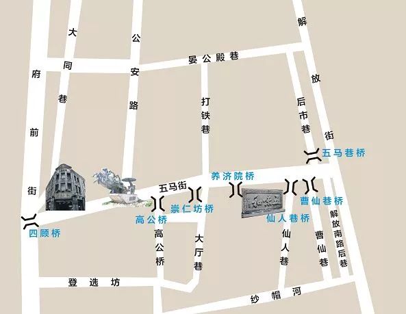 五马步行街地图图片