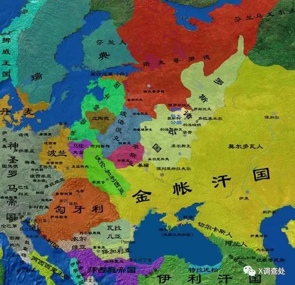 蒙古统一欧洲图片