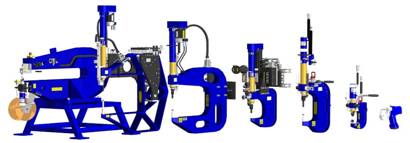 riveting machine,國外簡稱spr設備,國內叫法也比較多如自刺穿鉚接機