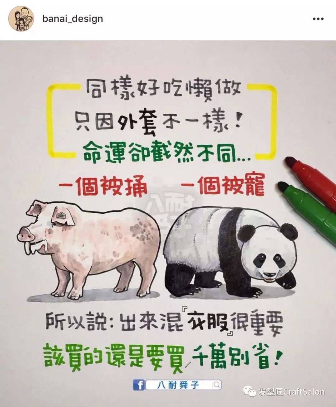 台湾人气插画师八耐舜子插画分享够生活够贴地的哲理插画让你会心一笑