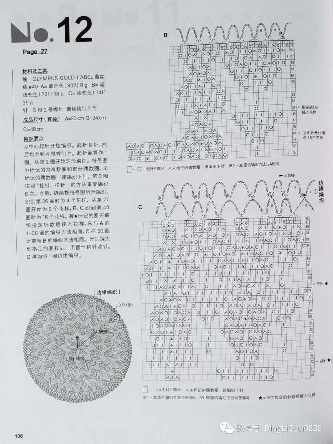 孔斯特编织图解图片