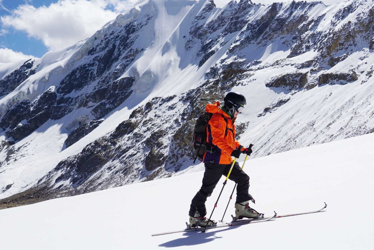 现场组图:精彩纷呈2018西藏登山大会之洛堆峰滑雪登山