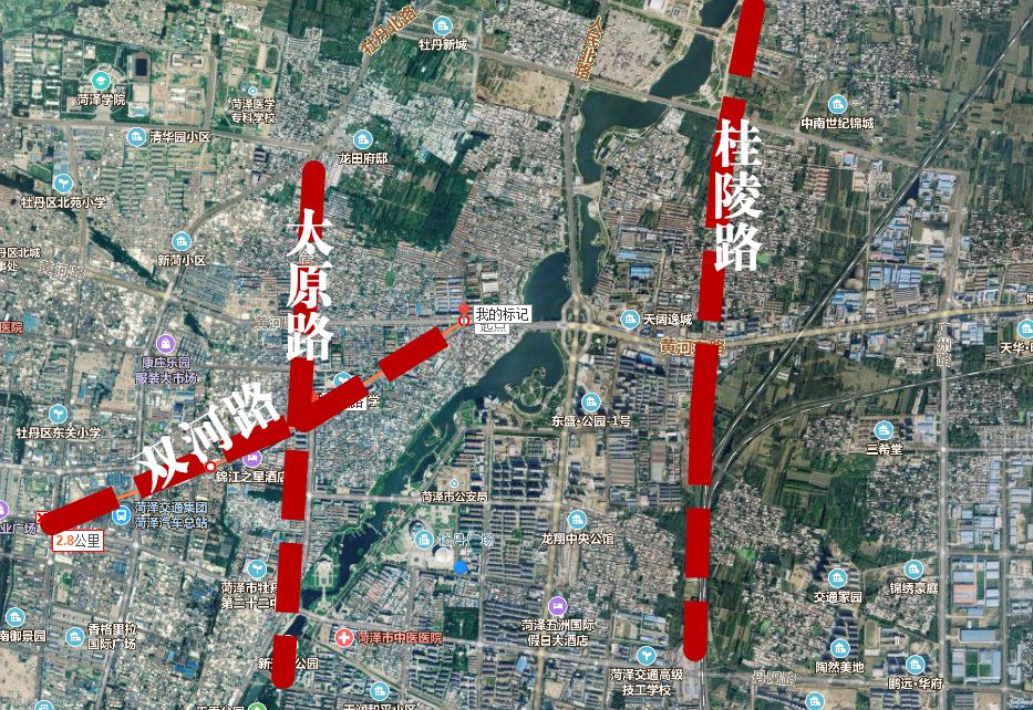 菏泽这73条道路最新命名,更名!演武楼东的这条路叫.