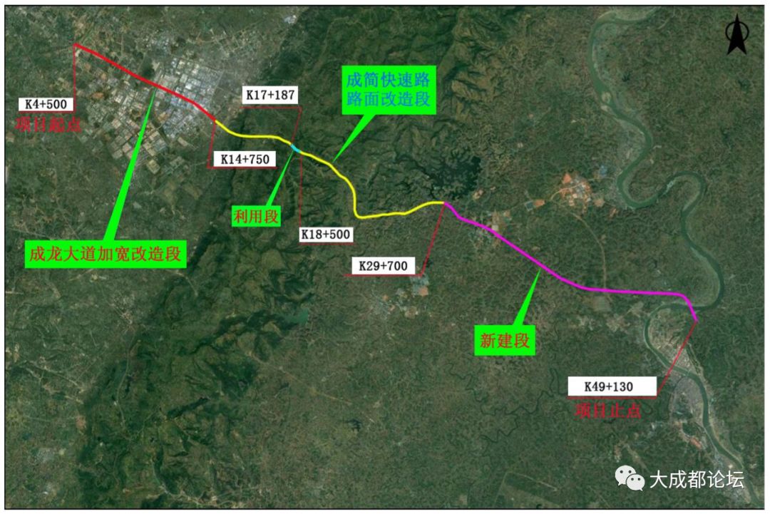 成龙简快速路最新规划图片