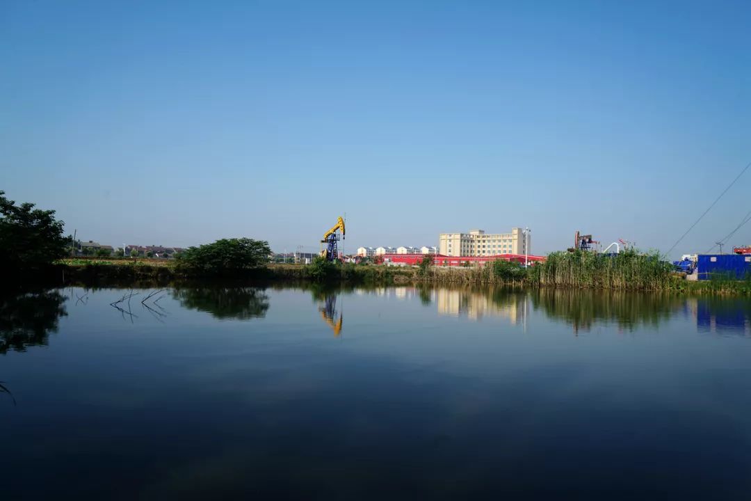 江汉油田美景图片