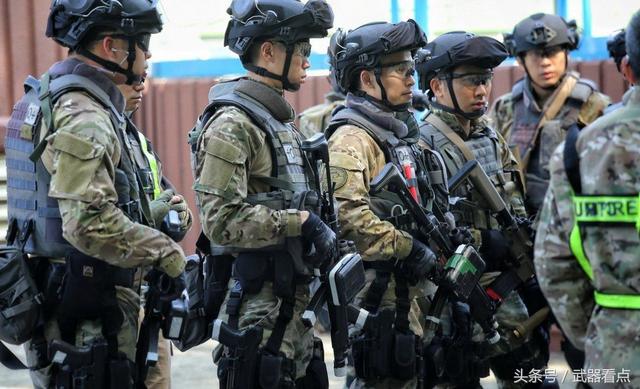 军事丨香港CTRU特别，反恐行动特勤队!