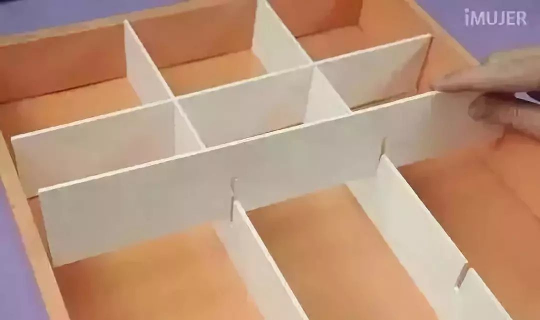 硬纸盒自制衣柜分隔层图片