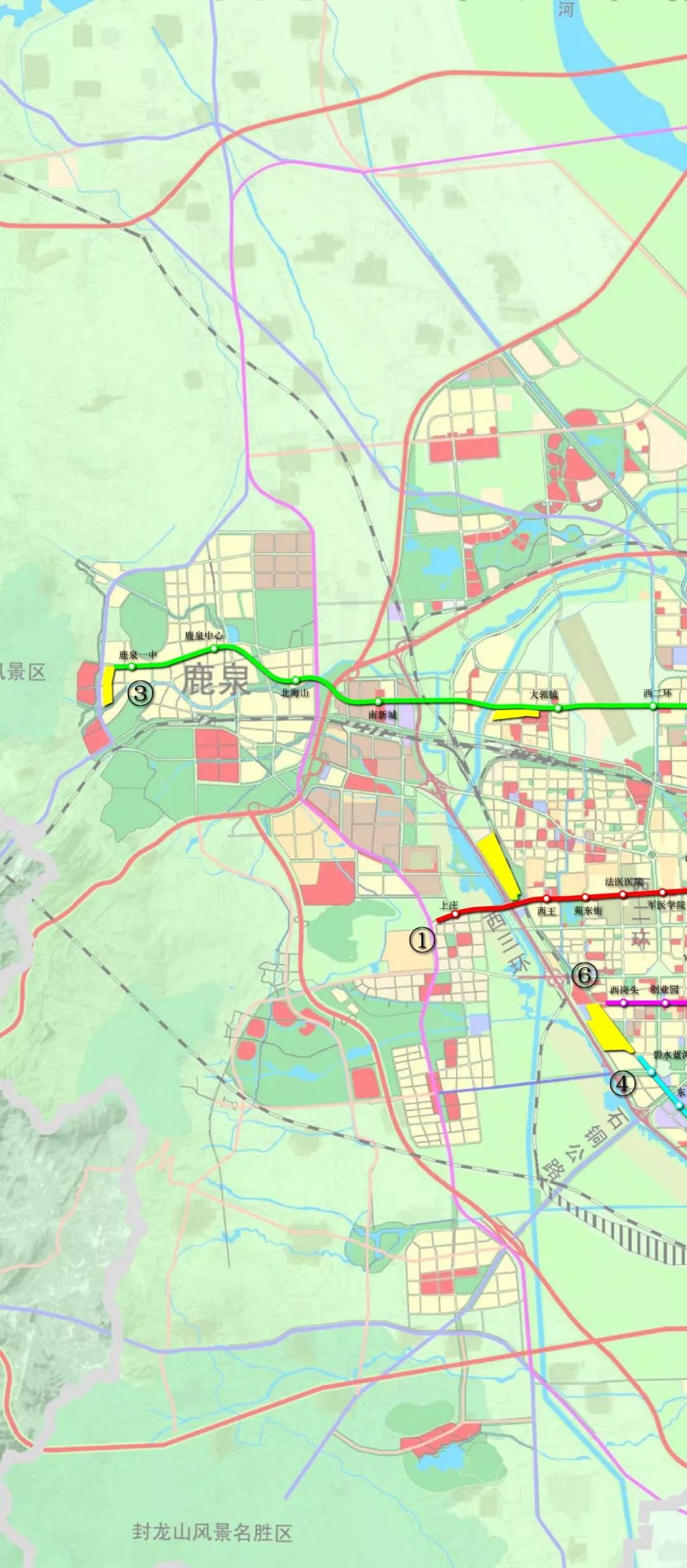 石家庄鹿泉区地铁规划图片