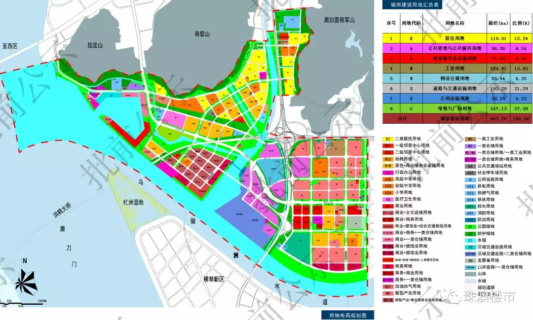 珠海洪湾片区规划图图片