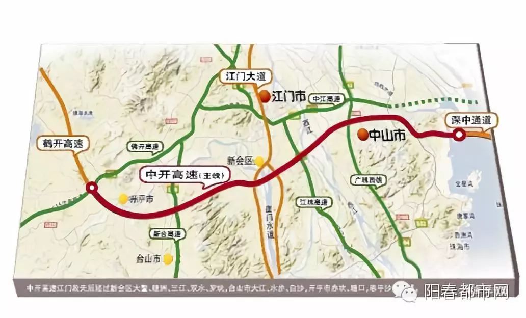 阳春市高速公路规划图图片