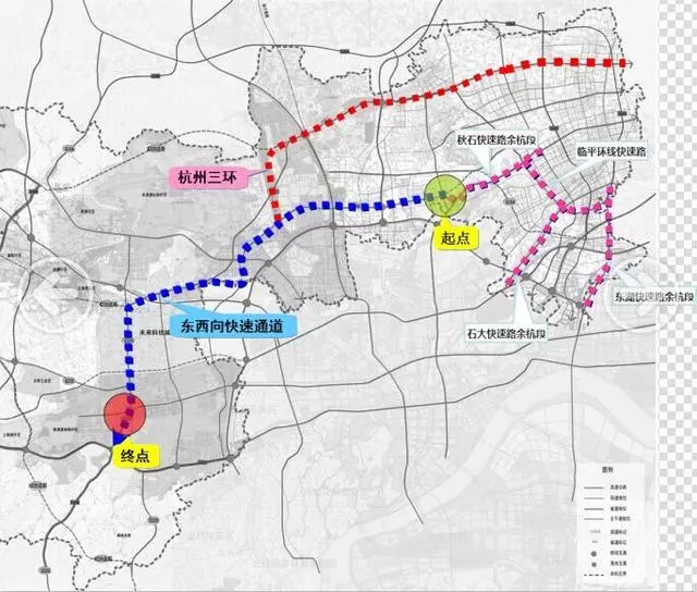 惠及老餘杭倉前閒林等多個鎮街320快速路即將上線東西向快速路高架