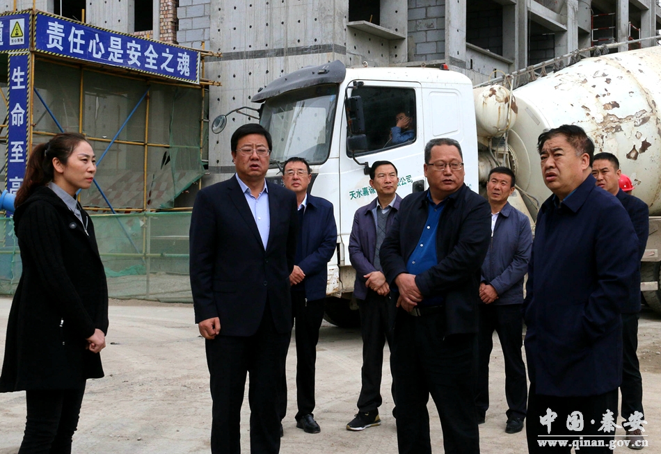 确保项目如期完工!天水市秦安县郑川新城等重点项目建设顺利