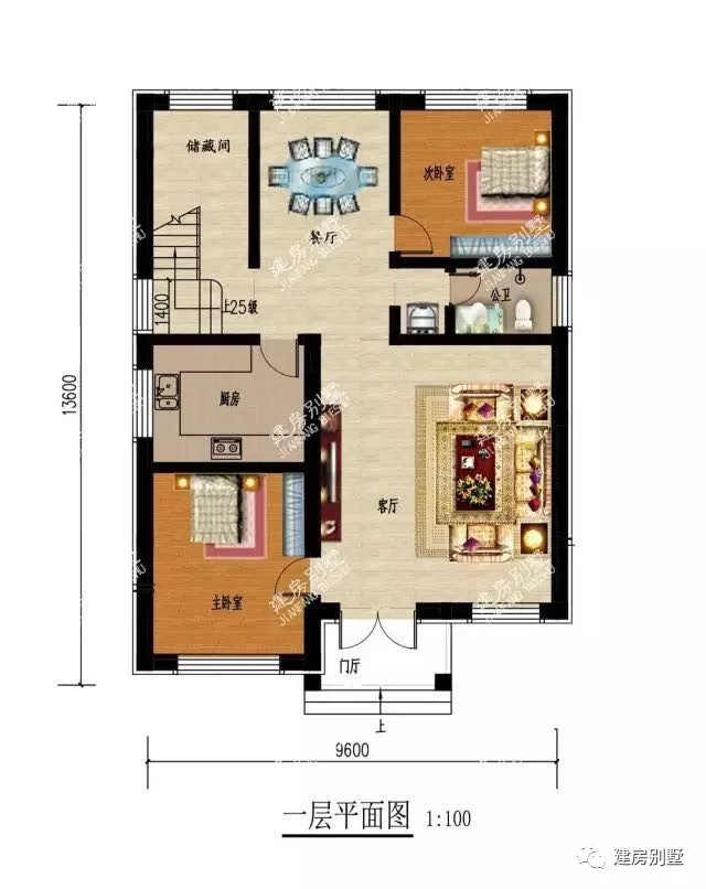 兩棟面寬10米以下的農村自建房第二棟主體18萬還配院子