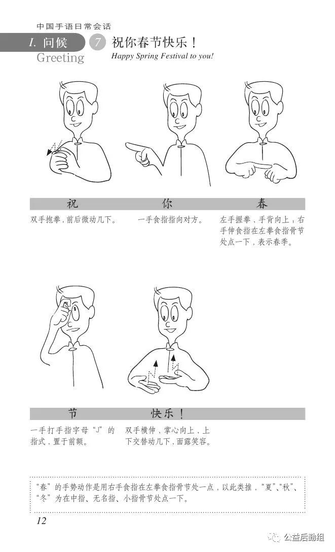 简单的手语对话 入门图片