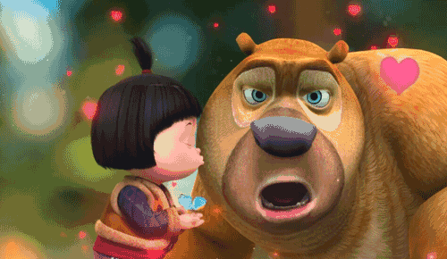 【广播】个旧宝华公园熊出没~熊大熊二呆萌亮相!小猴子还会秀恩爱!