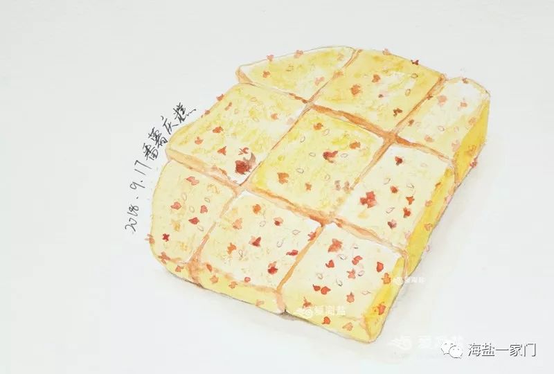 食饼筒怎么画图片